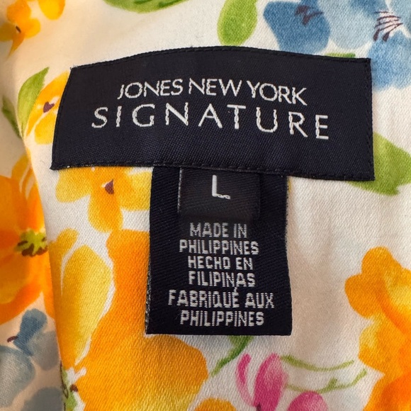 Jones New York Signature Floral Jacket - Picture 5 of 7